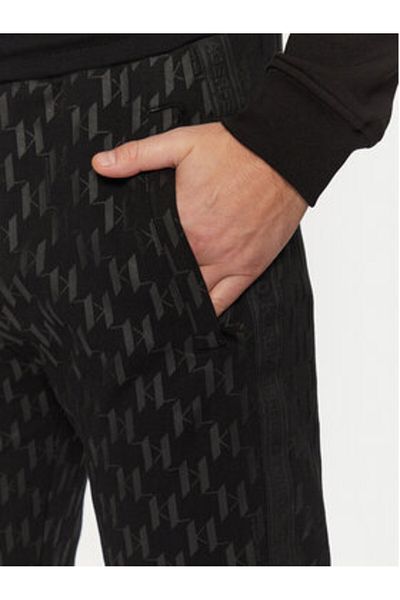 Karl Lagerfeld Pantaloni de trening pentru bărbați 705077-544950 Negri
