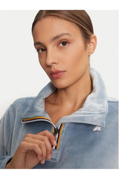 K-Way k way Pulover din fleece pentru femei K5131NW Albastru