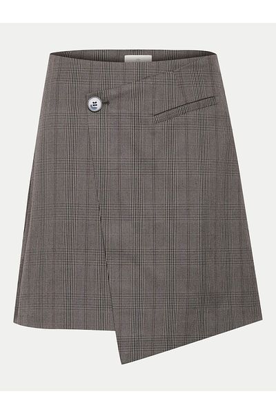 Kaffe Women's Mini Skirt 10508980 Gray