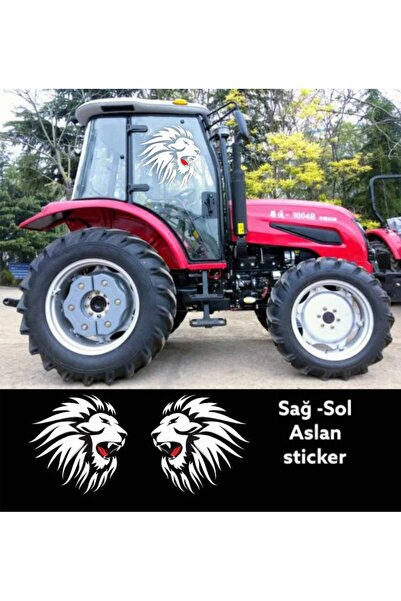 hediyenebak ملصق رأس الأسد الأيمن والأيسر للسيارة والشاحنة والجرار مقاس 50 × ...