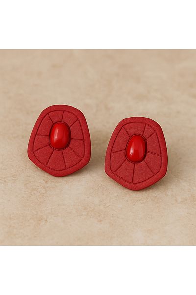 kaikosa Special Design,Handmade Polymer Clay Pink Ultra Light Handmade Handmade Earrings