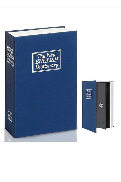 AKBU Book Shaped Hidden Safe, Dictionary Money Box