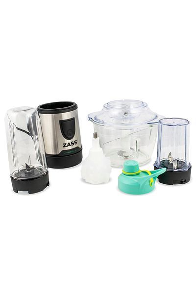Zass Multifunctional chopper (4 in 1) Zass ZMCH 02, 500W, 1.2L, very easy to clean