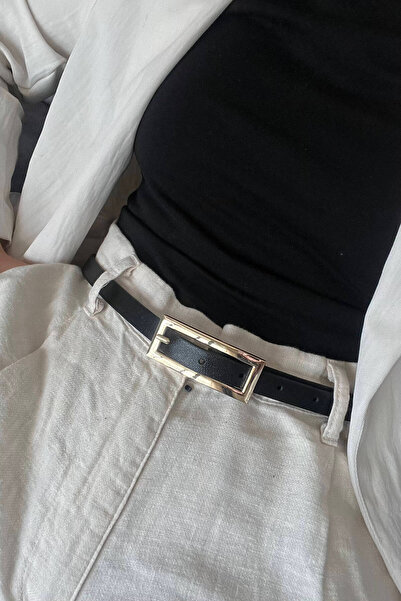 keisy حزام كارولين بإبزيم ذهبي للنساء