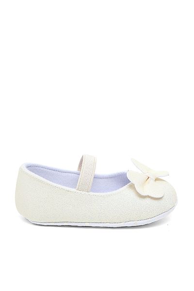 R&B White Bow Detail Booties for girls