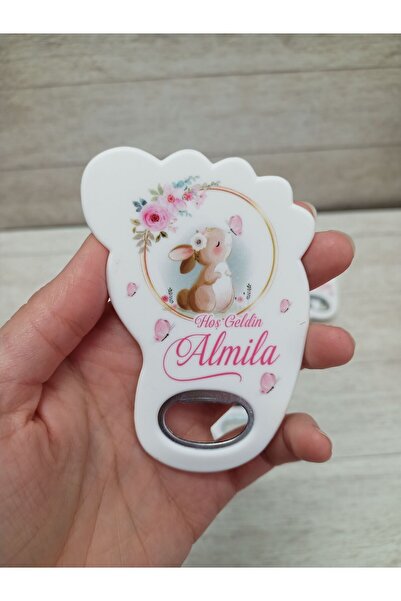 LecaTTe 20 adet ayak açacak magnet tavşan temalı