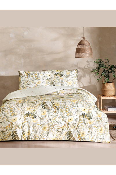 Taç طقم غطاء لحاف مونرو أصفر مزدوج