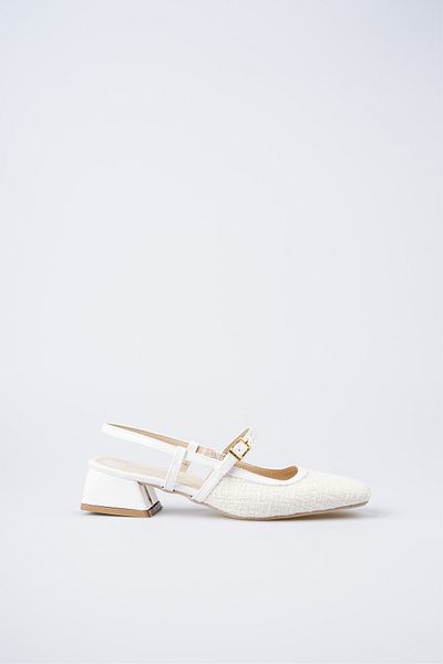 VENUCIA Prometheus Women's Heeled Shoes - Belted and Open Back