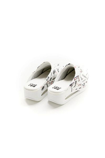 bellaista Παντόφλες Sabo από γνήσιο δέρμα Airmax με σχέδια Beauty Salon