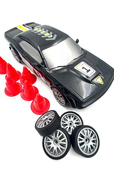 Generic MZtoyz KF27 Small RC Drift Car 4 Wheel Drive High Speed Car Best Gift For Boys (Black)