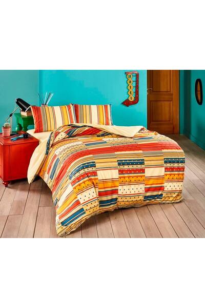 Taç Genç Modası Nevresim Takımı Martin Kırmızı Çift Kişilik