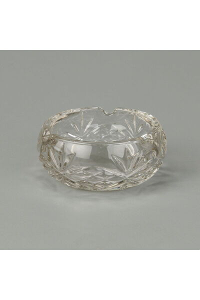 MATMEL Σόγκα Στρογγυλός Γυάλινος Τασάκι - Διαφανές - 9,5 εκ.