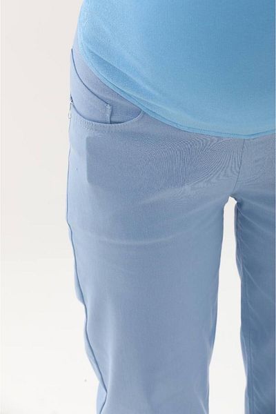 BIG LESSON Maternity Stretchy Tummy Band Waist Adjustable Mom Fit Jeans Pants
