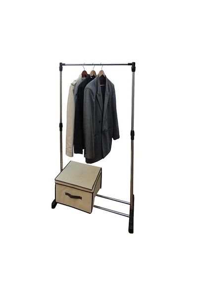 FOXMAG24 Adjustable clothes rack Drying Rack JL-2158, 80 x 160 x 42 cm