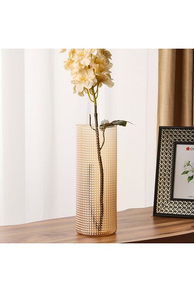 ASPARTAM Deco Crystal Vase - Honey - 29 cm