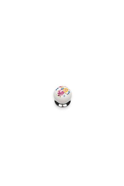 ASPARTAM Star Button Handle - White / Chrome