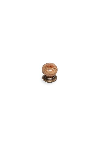 ASPARTAM Star Button Handle - Brown / Antique