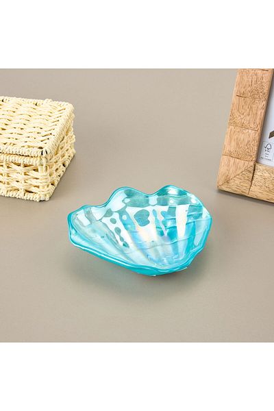 MATMEL Διακοσμητικό Πιάτο Oyster - Μπλε - 10 cm