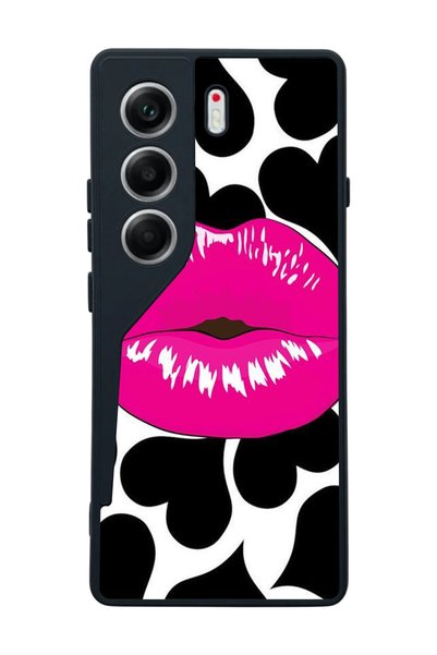 TECNO Camon 40 Black Silicone Case Protection Against Scratches and Impacts