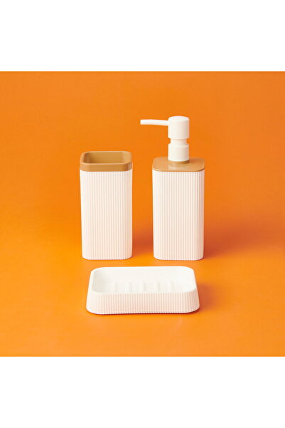 ASPARTAM Mina Due 5-Piece Bathroom Set - White