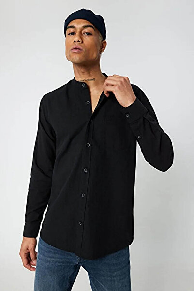 Loft Regular Fit Black Men's Shirt Lf2014781