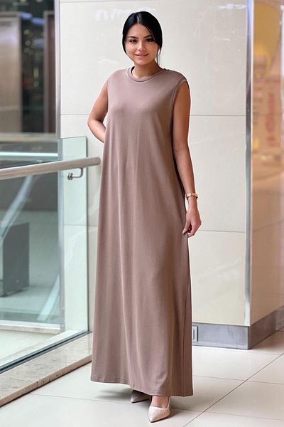 Ceremony Sleeveless Steel Knitwear Dress