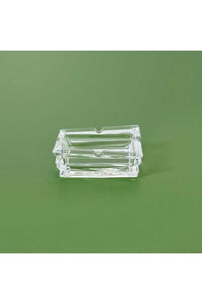 ASPARTAM Γυάλινα Είδη Γυάλινο Τασάκι - Διαφανές - 10x3,5 cm