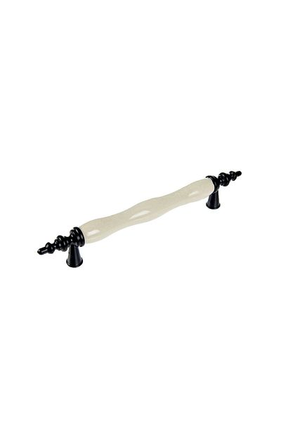 MATMEL Snout Crack Glazed 128 Handle - White / Black
