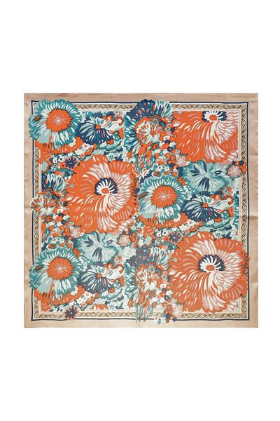 Intisimo Eșarfă la modă pentru femei, 70x70 cm, roz/multicolor