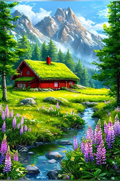 Aden MANZARA CANLI DEKORATİF KANVAS TABLO