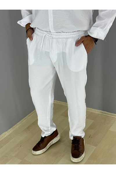 MARESHAL Jogger Leg Modal Fabric Trousers