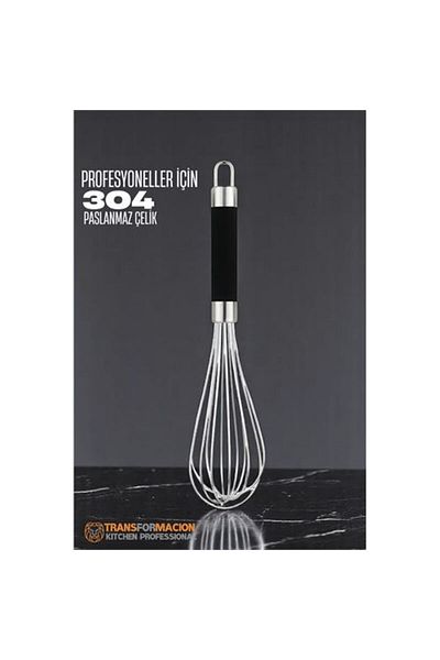 ModaCar Carbon Steel Whisk 304 Stainless Steel Egg and Sauce Whisk Whisk