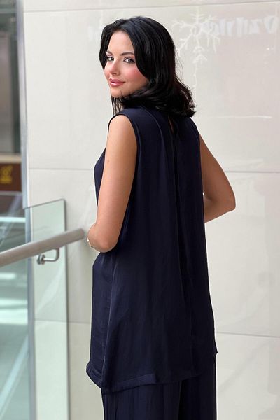 Ceremony Memory Cupra Sleeveless Short Inner Tunik