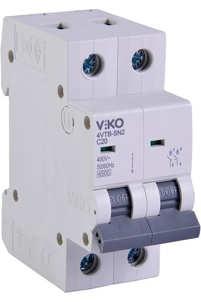 LUXE Mrttnca Automatic Fuse 4.5Ka C Type 2 Pole 20A Trndymrt 1087243