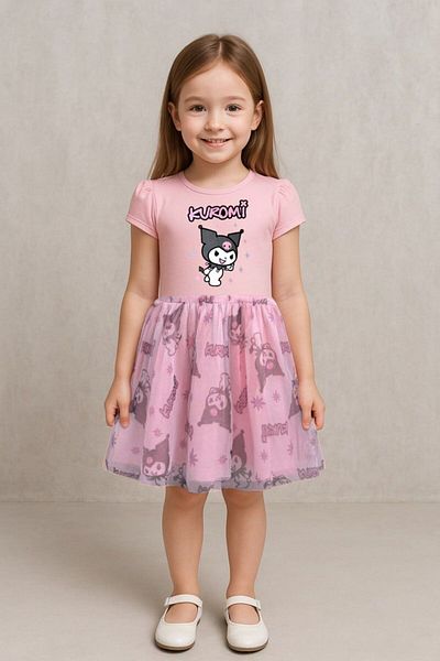 GAist Kids Baby Rochie cu fustă din tul Kuromi pentru fetiță