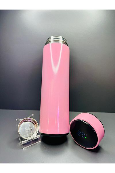 smart cup Stainless Steel Easy Portable Hand Thermos Flask with Digital Degree Indicator 500 ml