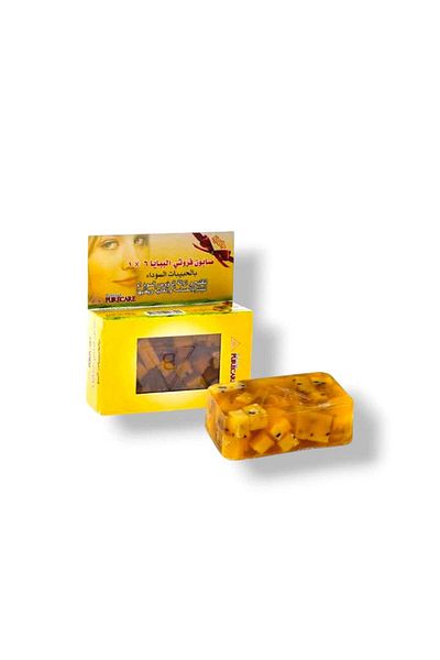North Star Papaya Fruity Soap with Black Granules 135g 6*1