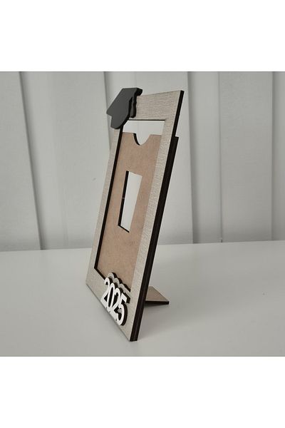 AllFayLazer 30 Pieces Karne Gift Student Wooden Frame 2025 Kep Graduation Picture and Photo Frame