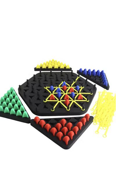 3D Brothers Triggle Rubber Band Game Board Games Rubber Siege Puzzle Strategy