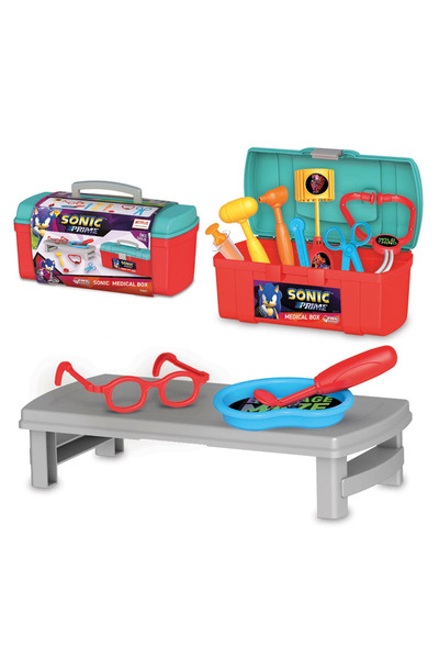 NEWBRENDHOME ألعاب تعليمية تفاعلية، حقيبة طبية سونيك، لعبة للأولاد والبنات