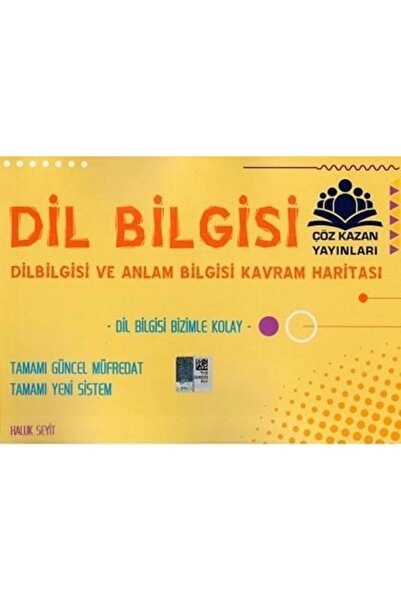 Çöz Kazan Yayınları Çöz Kazan Dil Bilgisi Ve Anlam Bilgisi Kavram Haritaları (YENİ)