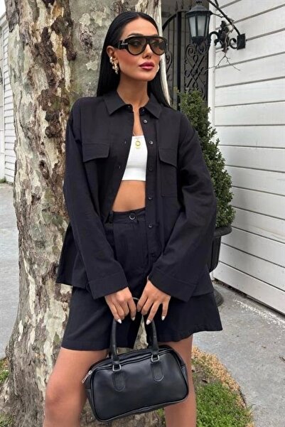 Lijuri Σετ πουκάμισο και σορτς Flamed Linen 10130