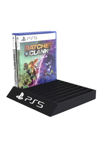 3D Brothers PS5 Games Organizer, playstation Disk Organizer Stand Base for 10 Games (Holds 10 Discs)