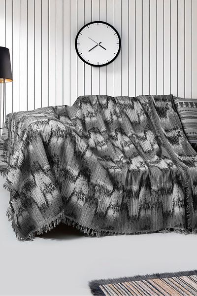 Rell Home غطاء أريكة قطني - سرير أريكة متعدد الأغراض، مزدوج الجوانب مضاد للعرق وغير قابل للانزلاق