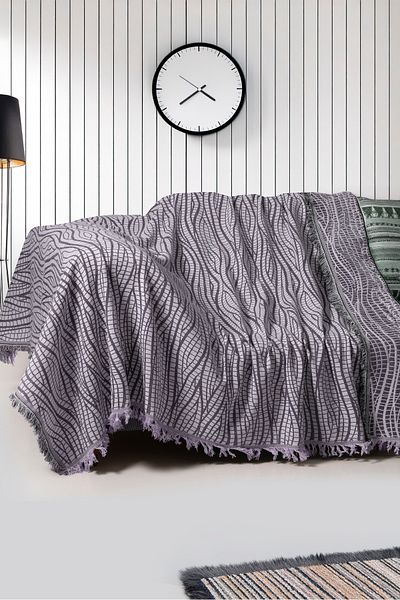 Rell Home Husa de scaun din bumbac - Canapea extensibila multifunctionala si nepliabila