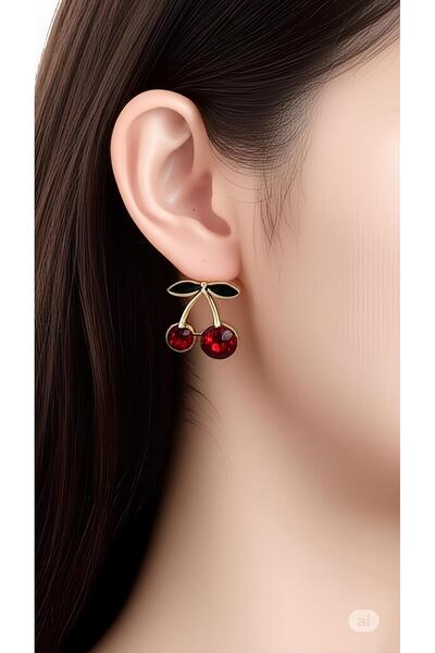 GREENSEA Women's Cherry Earrings
