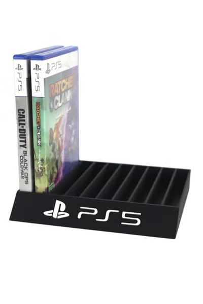 3D Brothers PS5 Games Organizer, playstation Disk Organizer Stand Base for 10 Games (Holds 10 Discs)