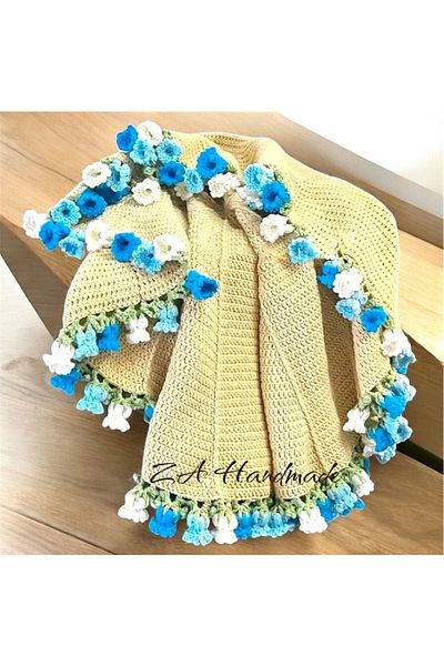 ZAHandmade Colorful Corsage Shawl