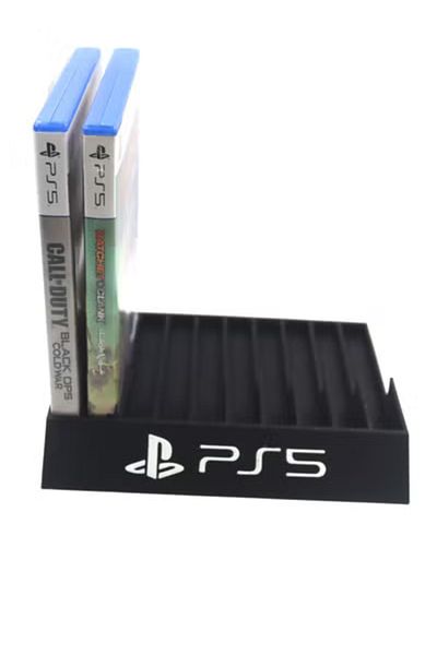 3D Brothers Game Disc Card Holder Compatible with PlayStation 5 (Holds 10 Discs)