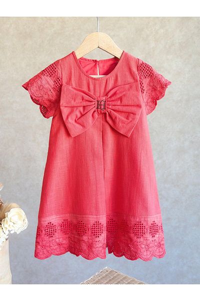 Pinkitokids Elisa Bow Detail Dress